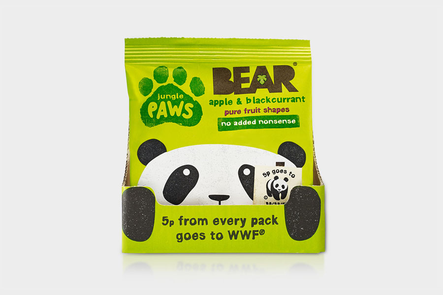 熊爪零食包装设计 引起对濒危动物的关注(图4)