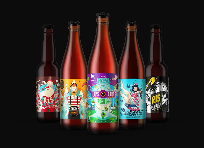 很酷的限量啤酒标签设计(图1) 很酷的限量啤酒标签设计(图1)