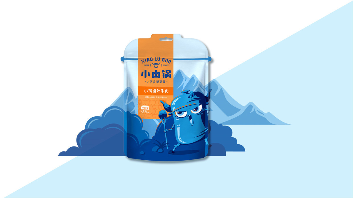 牛肉干包装设计(图1) 牛肉干包装设计(图1)