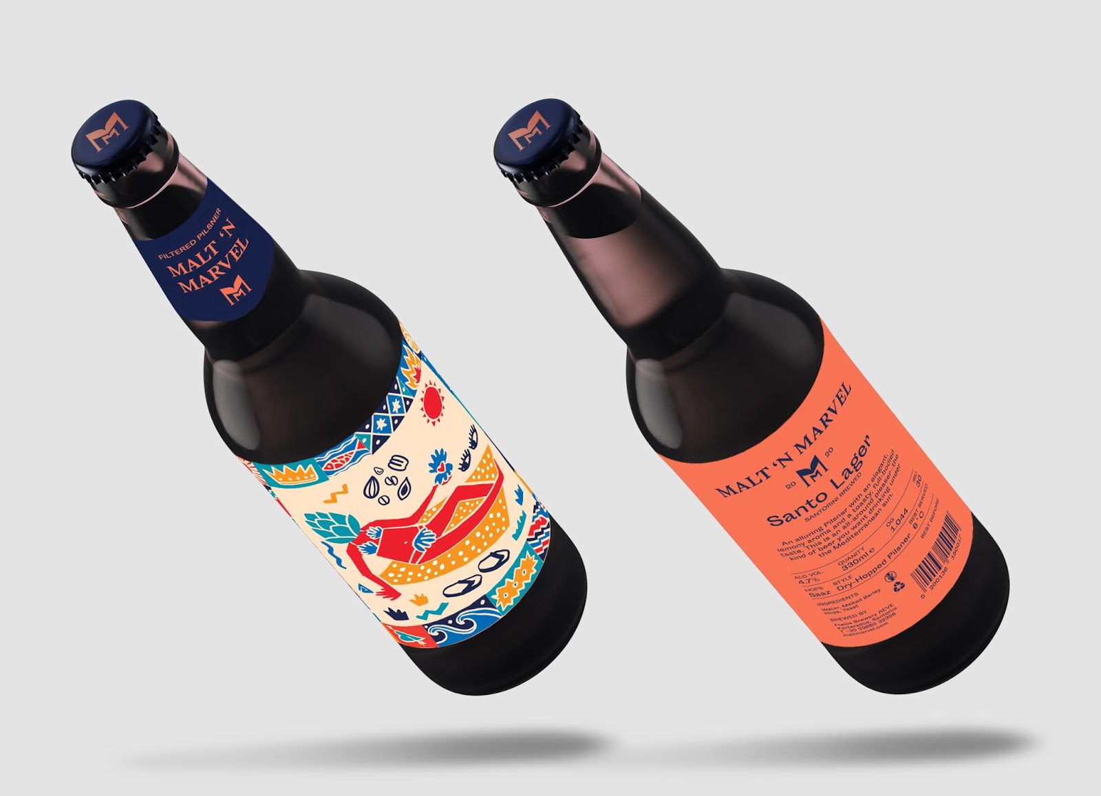 插画形式啤酒包装设计(图7) 插画形式啤酒包装设计(图7)