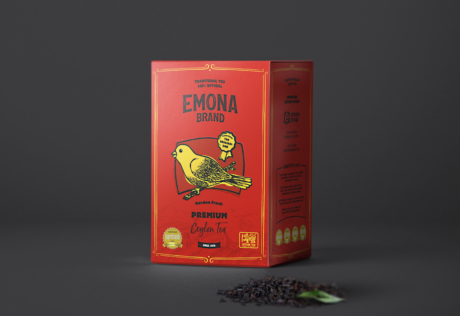 花果茶包装设计(图1) 茶叶包装设计