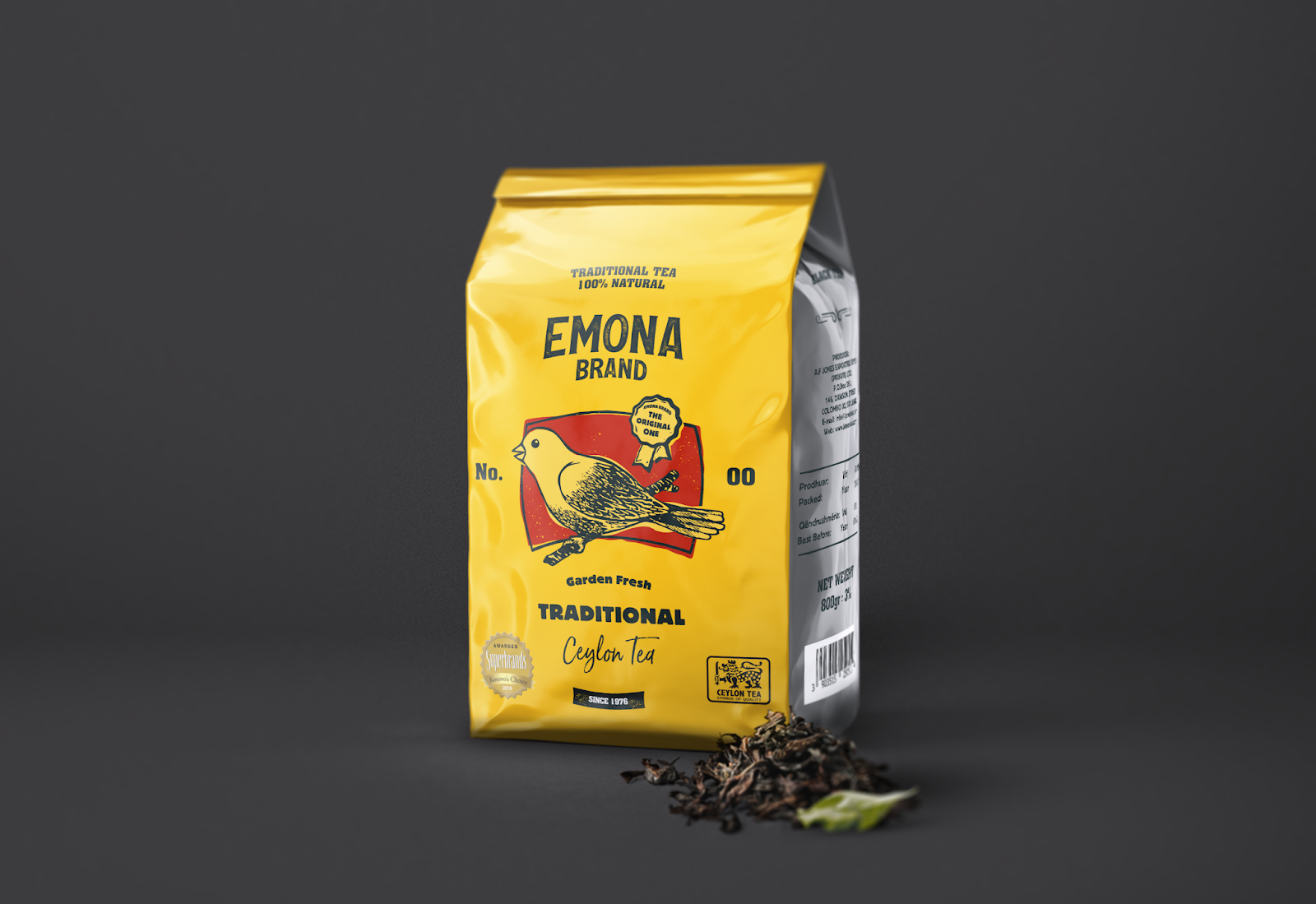花果茶包装设计(图3) 茶叶包装袋设计