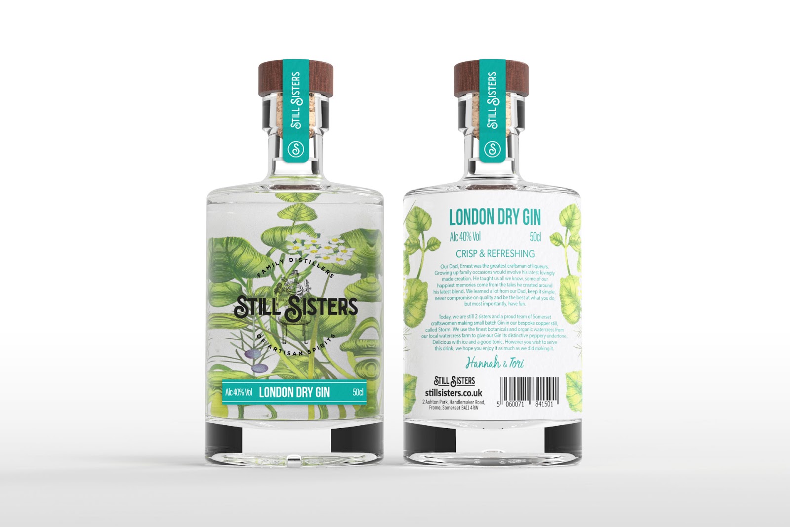 酒包装用水粉颜料手工绘制植物插图(图3)