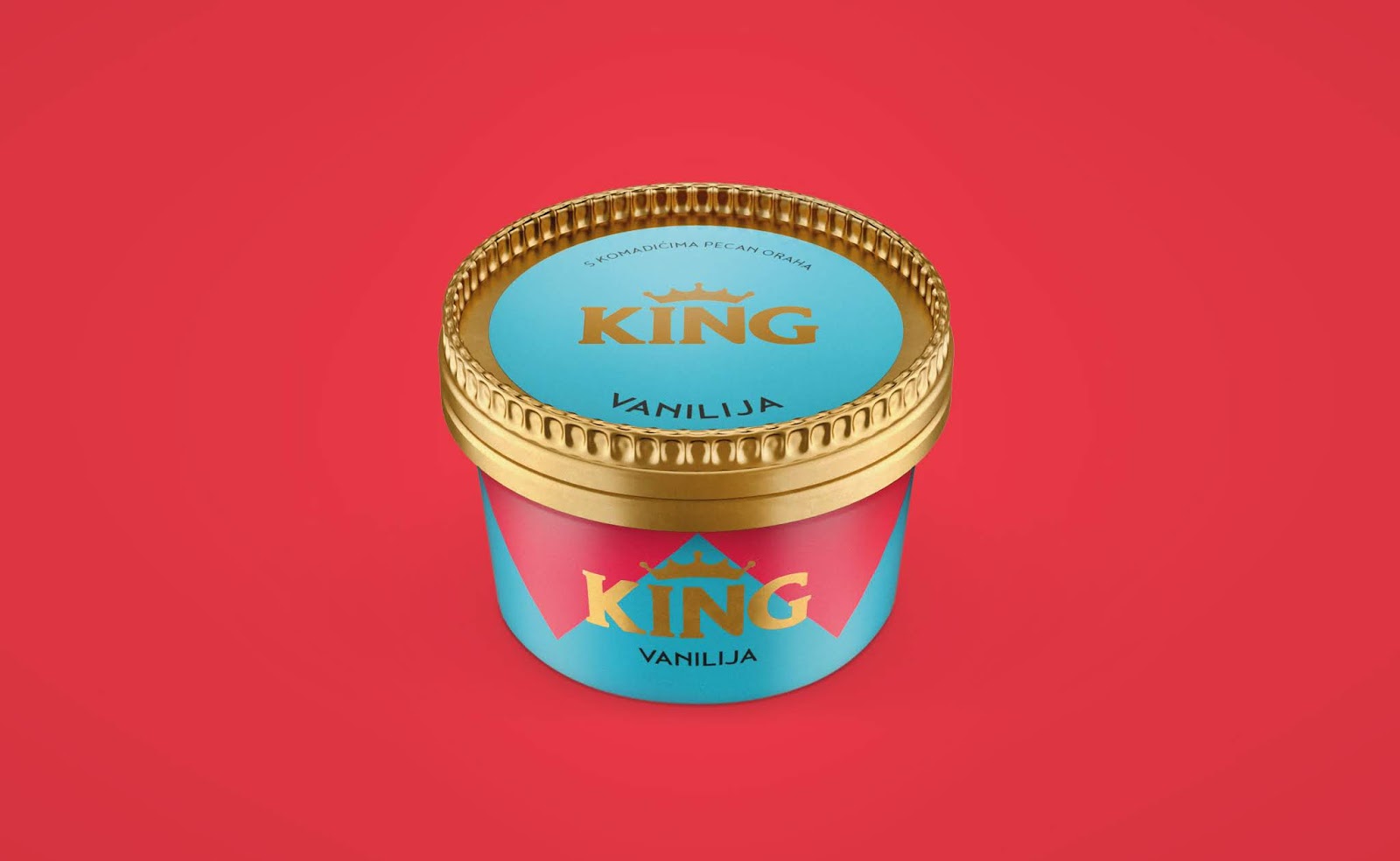新型King冰淇淋杯装的包装设计(图2) 新型King冰淇淋杯装的包装设计(图2)