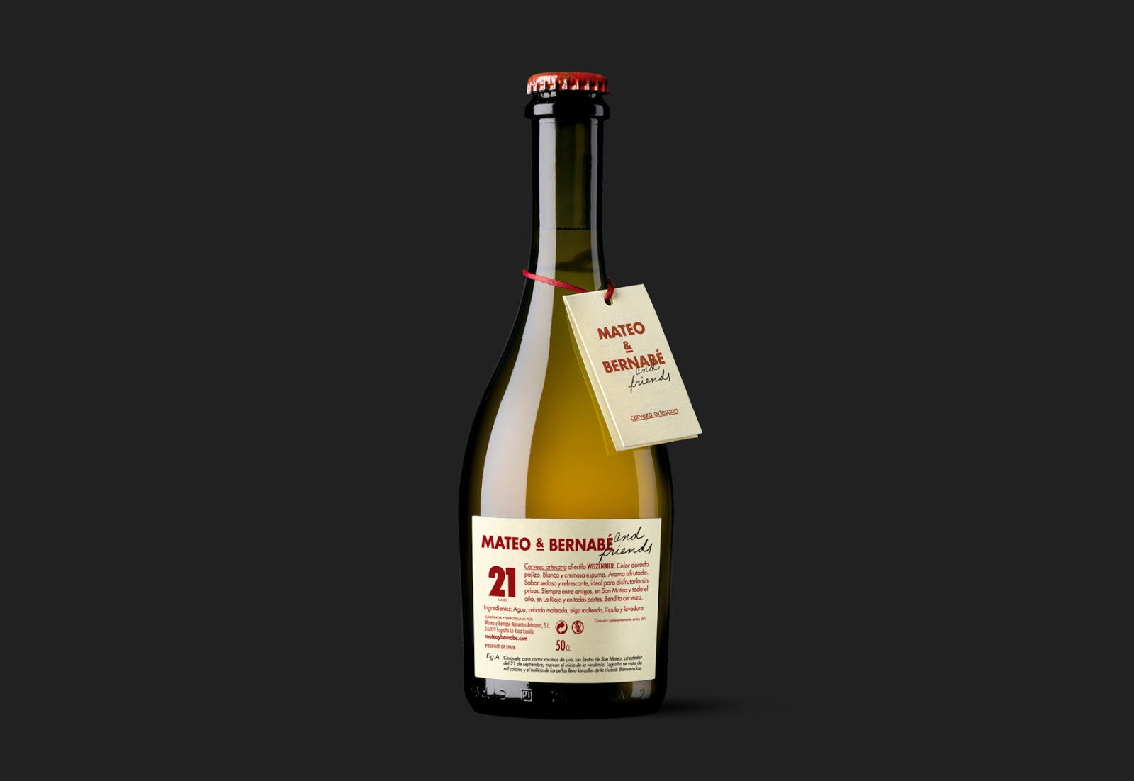 精酿啤酒简约包装设计(图4)