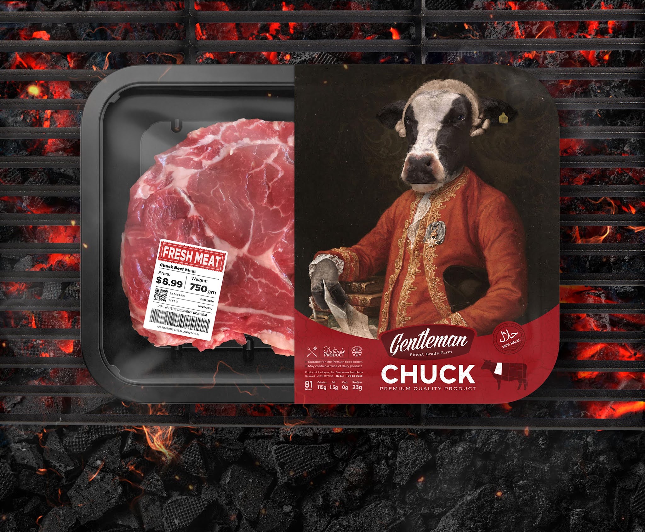 肉类新鲜食品怎么设计包装(图1)