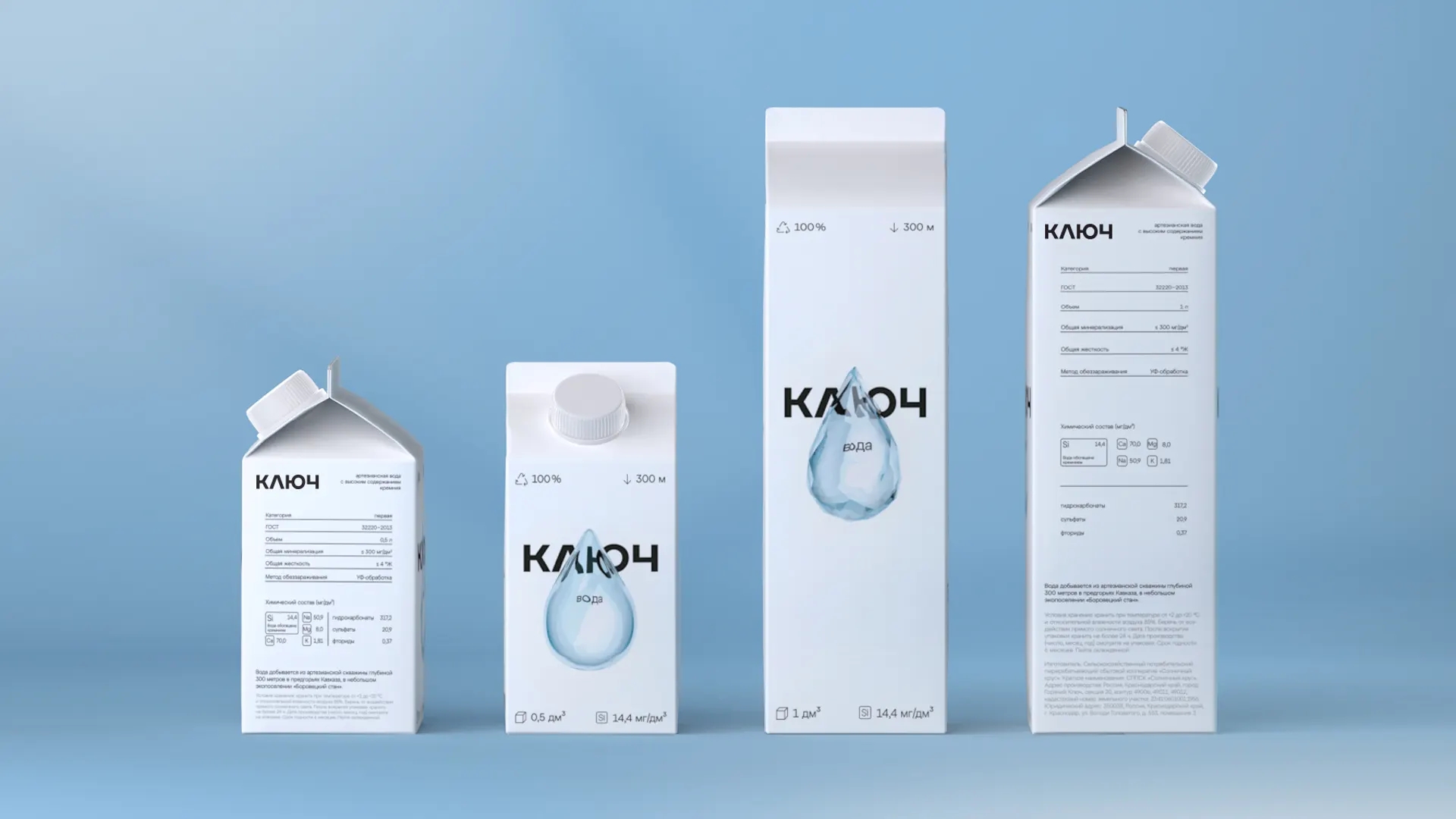 KULCH水的包装这样设计简约通透(图1)