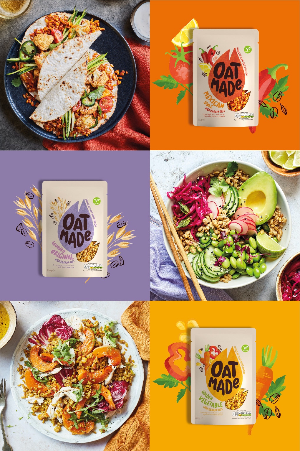 ​OatMade燕麦片食品创意包装设计(图2)