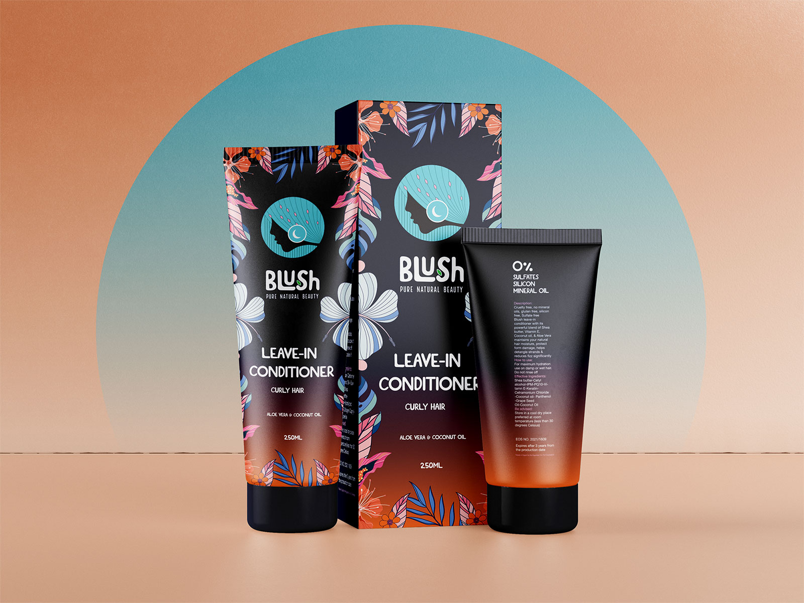 ​Blush纯天然美容护肤品牌包装设计这样做(图1)