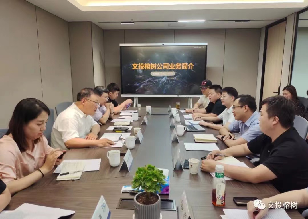 榆林文旅来访文投榕树对接座谈(图1)