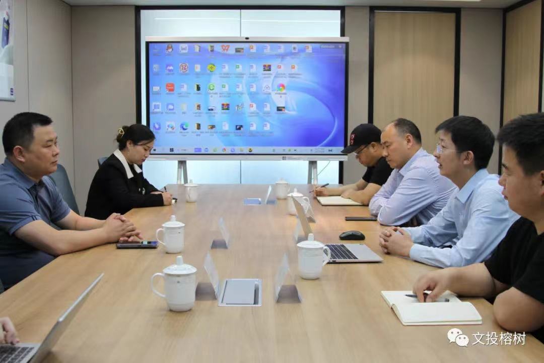 添翼控股集团来访文投榕树公司座谈交流(图1)
