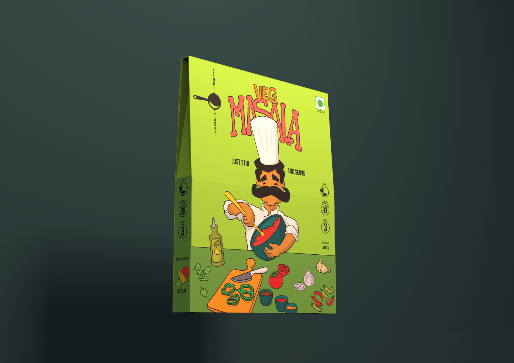  Simpli Tadka系列咖喱包装设计欣赏(图3)