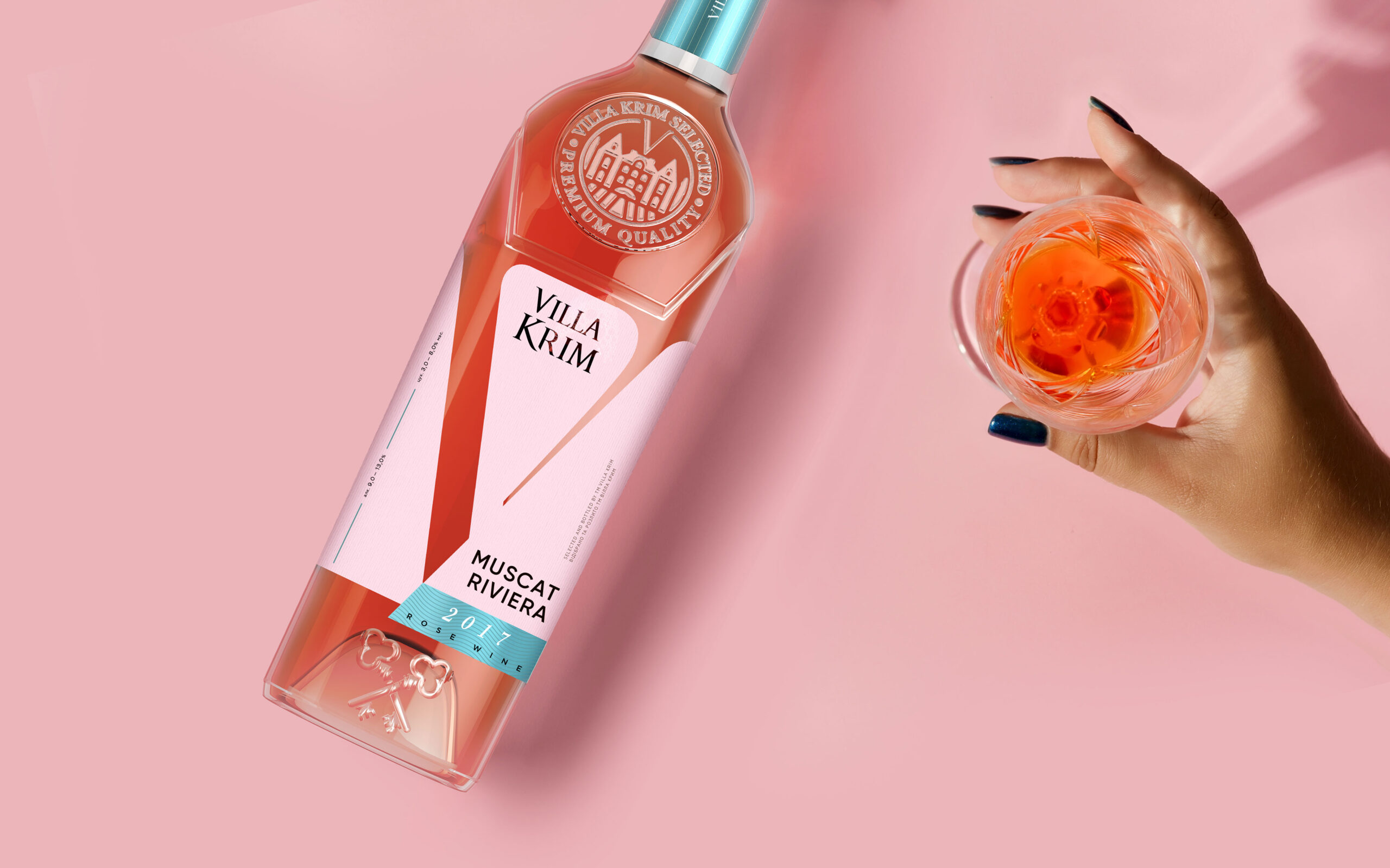 Villa Krim葡萄酒包装设计(图5)