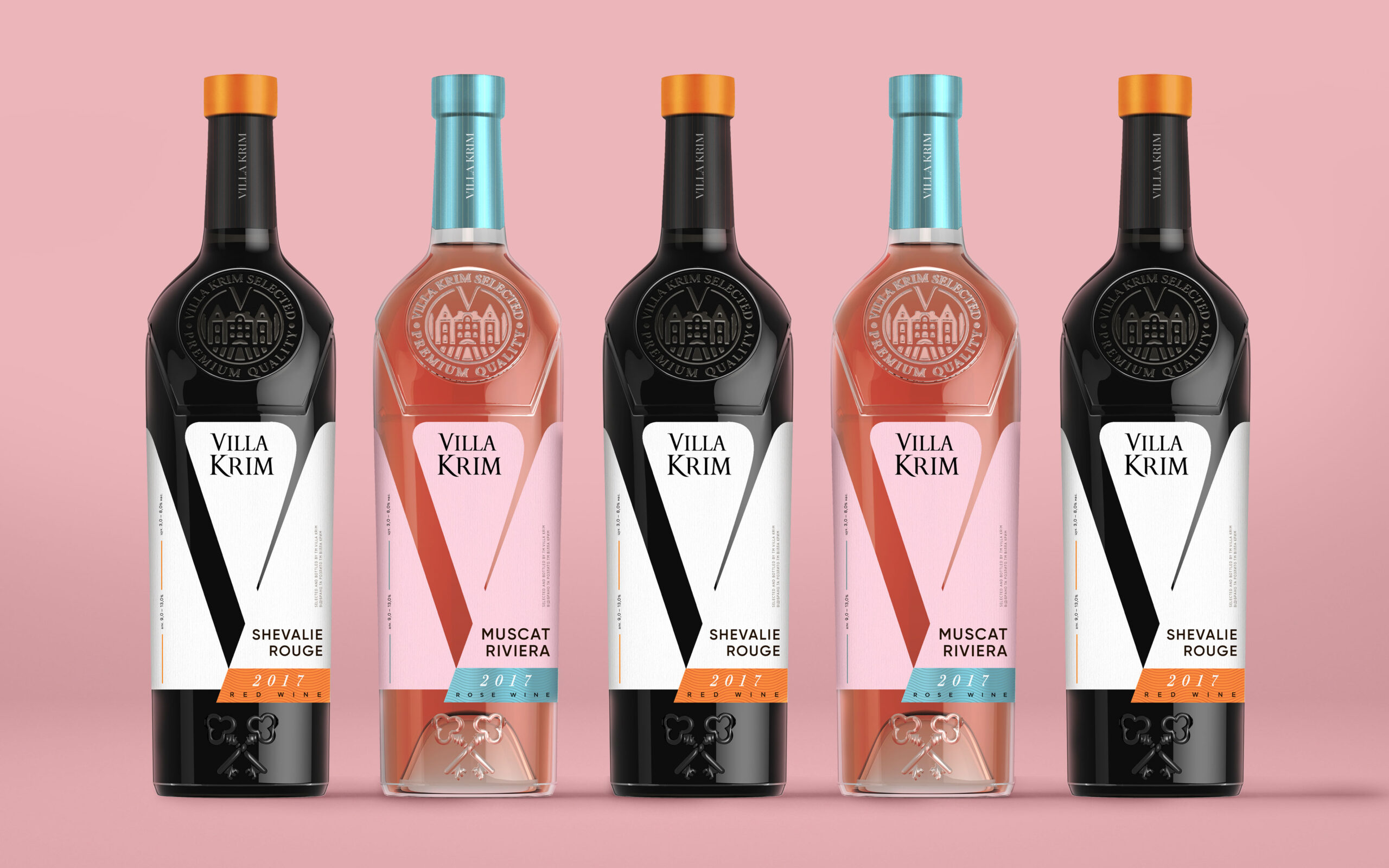 Villa Krim葡萄酒包装设计(图7)