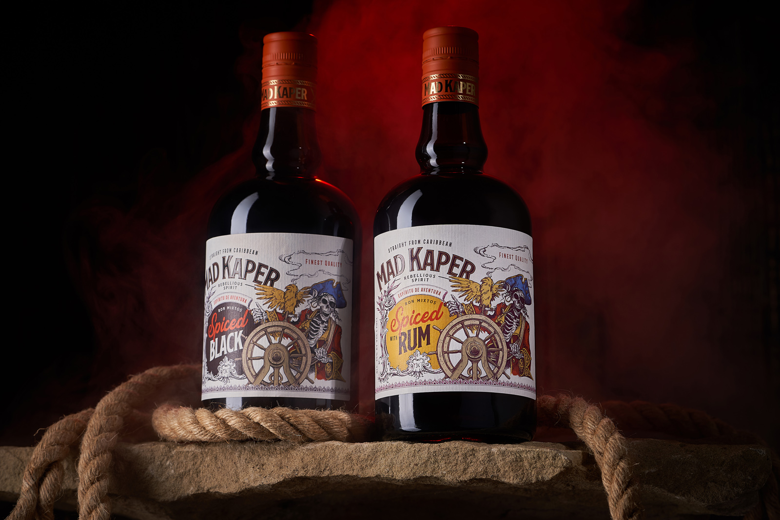 MadKaper朗姆酒的视觉风格包装设计(图4)