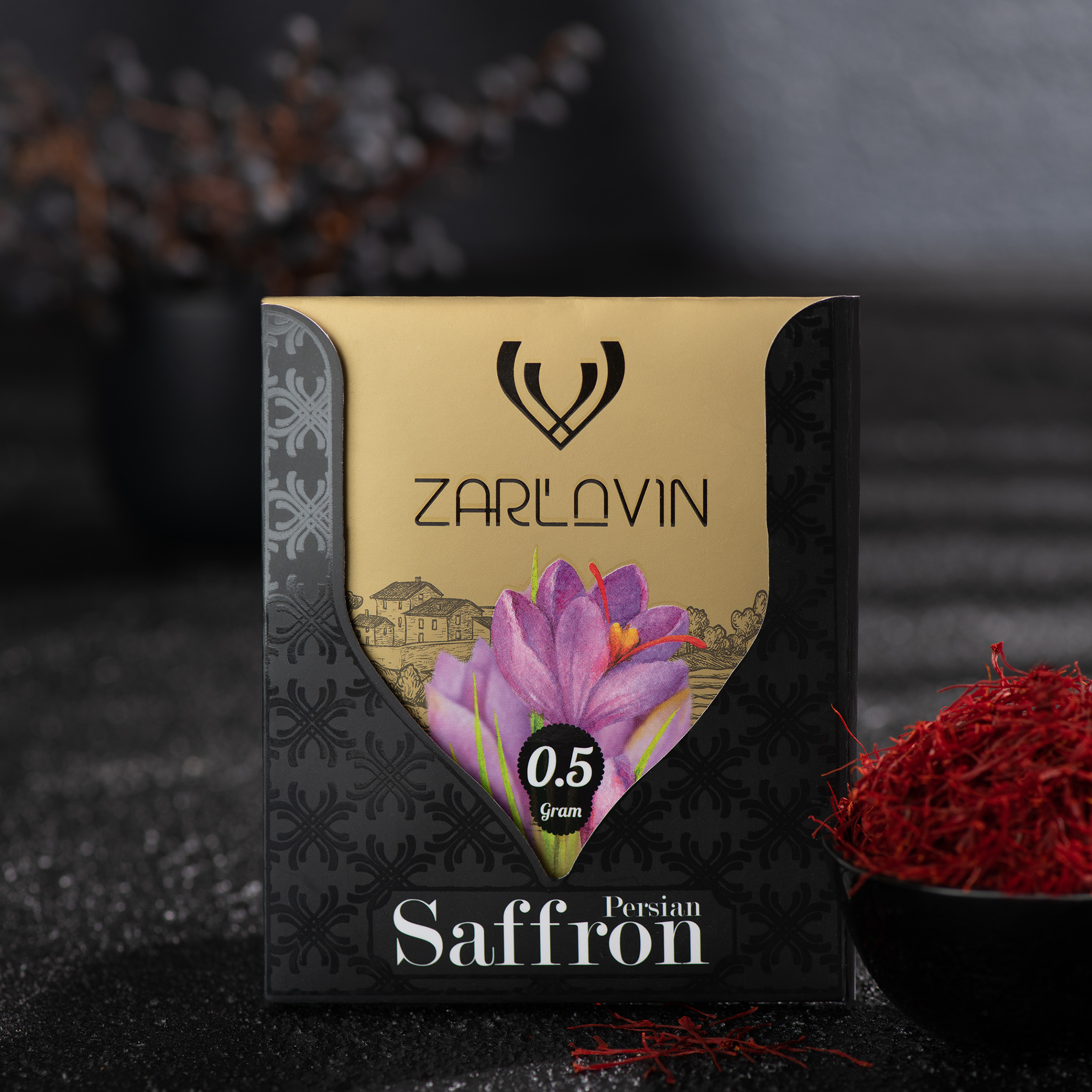 Zerlavin出口藏红花包装的信封设计(图2)