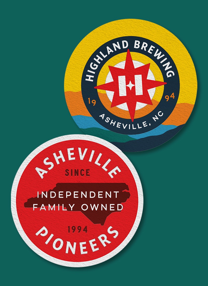 Highland Brewing啤酒品牌创意包装设计(图3)