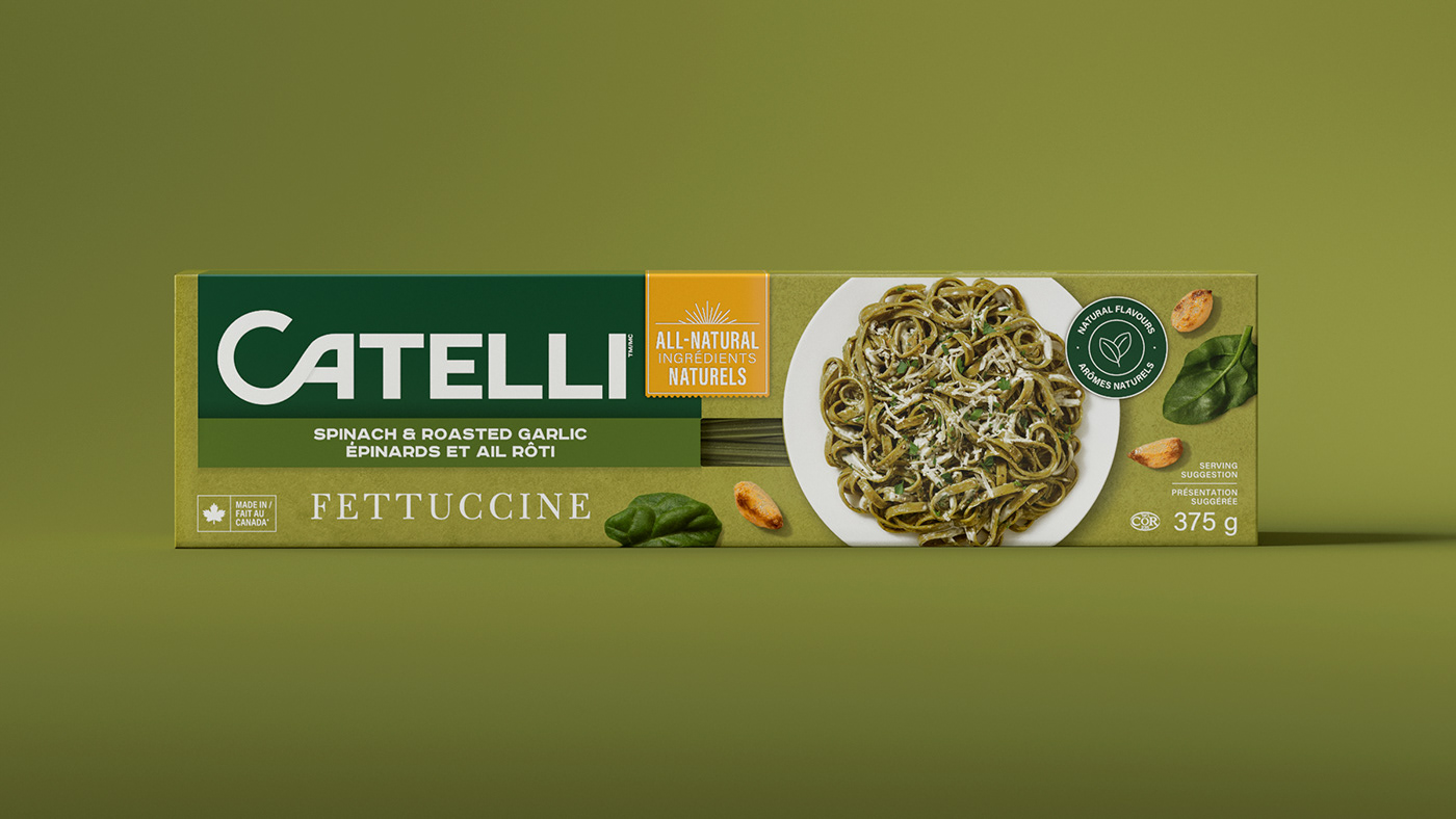 意大利Catelli面食品牌个性化包装设计(图5)
