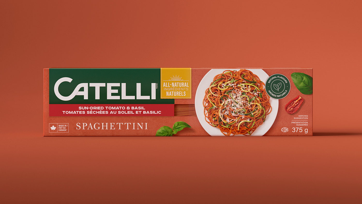 意大利Catelli面食品牌个性化包装设计(图6)