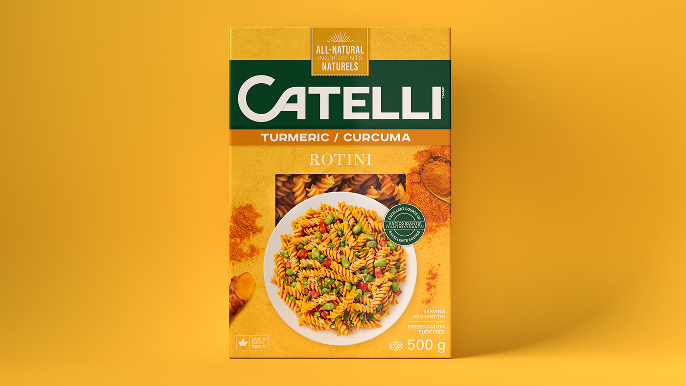 意大利Catelli面食品牌个性化包装设计(图3)
