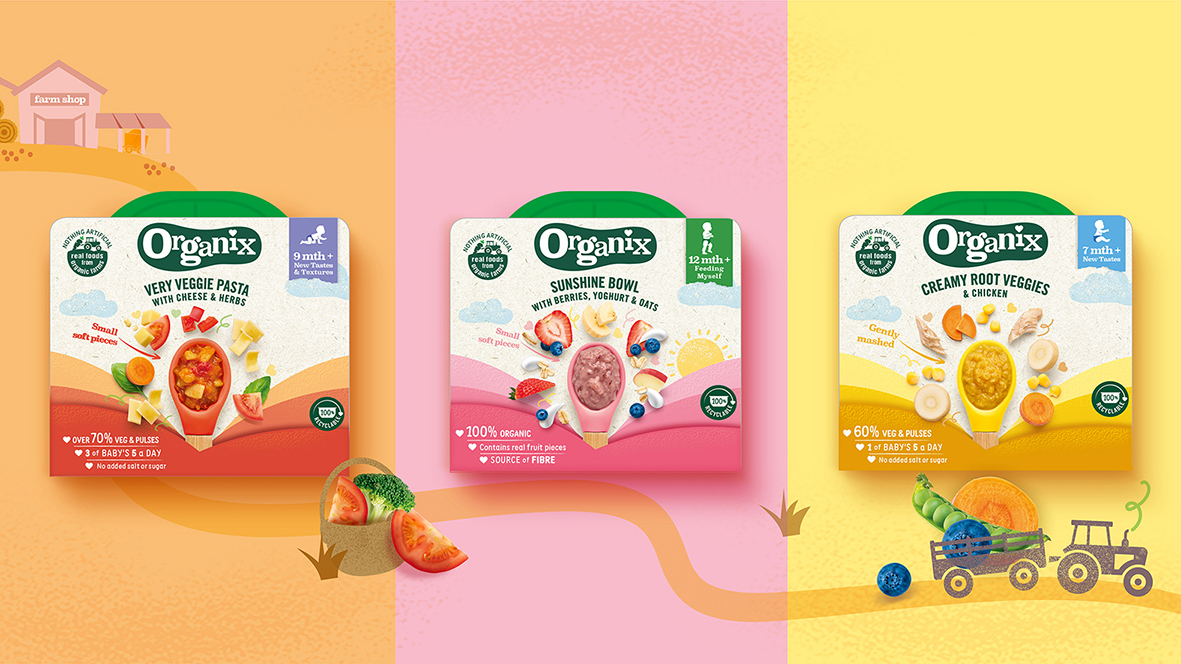 Organix 新系列即食食品包装设计(图3)