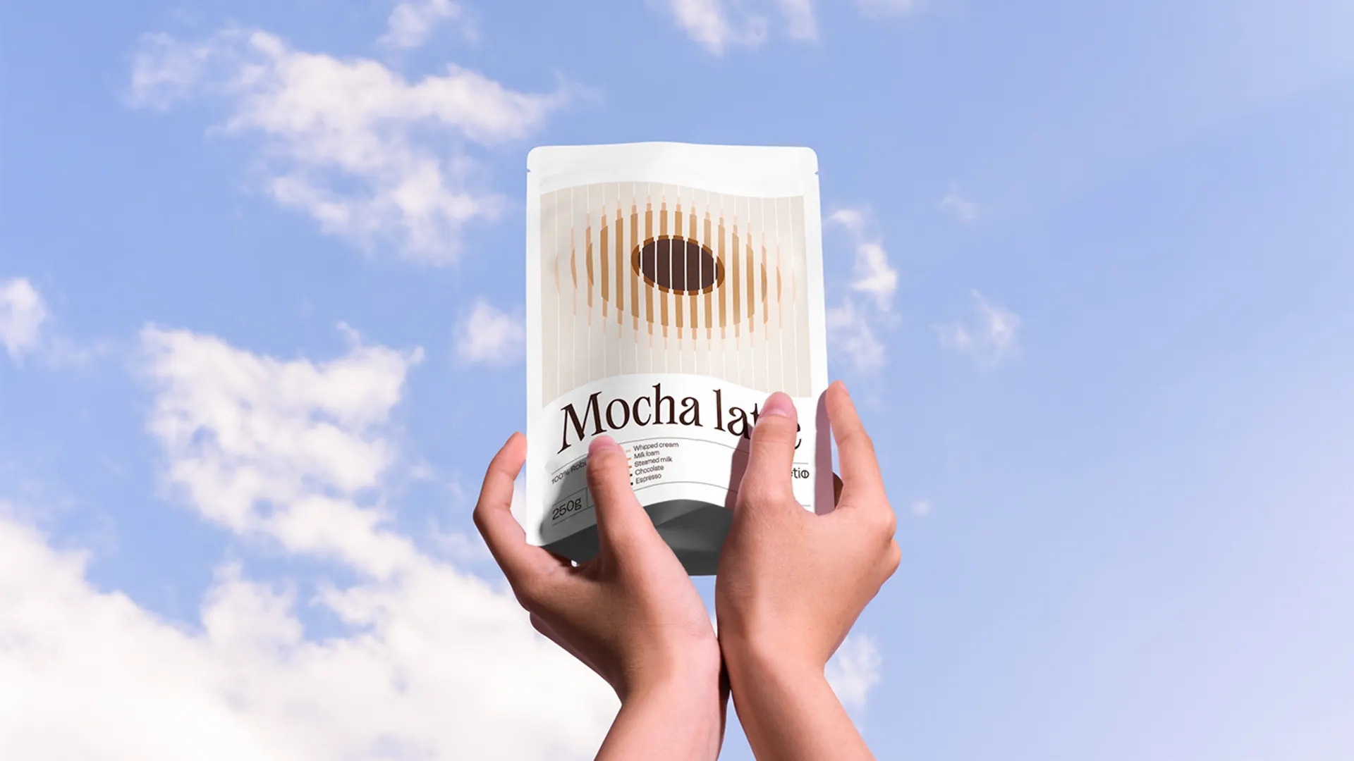 Cafétio精美的咖啡袋包装这样设计突出了饮料的独特之处(图1)