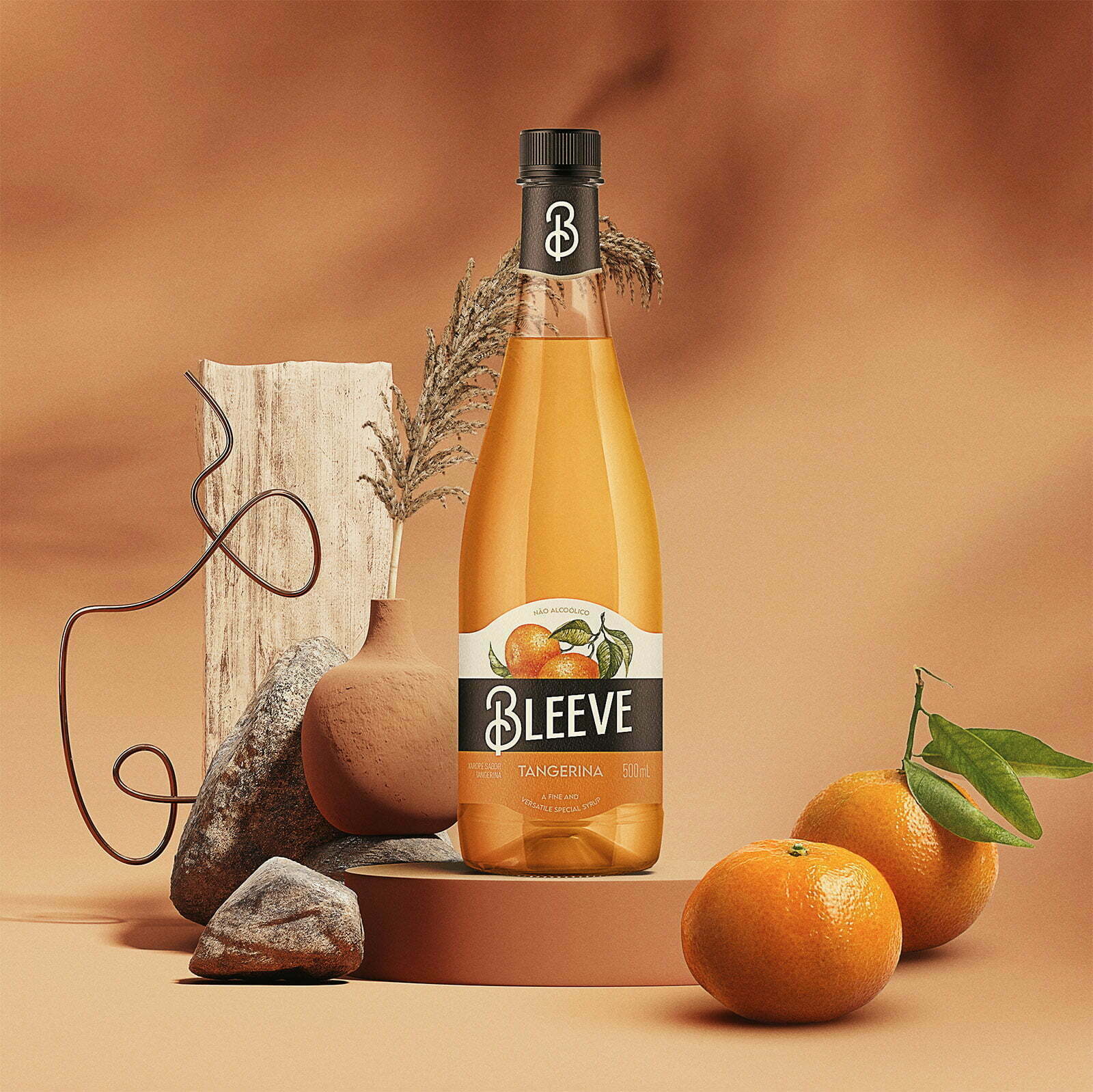 BLEEVE水果浓缩饮料个性化视觉包装设计(图2)