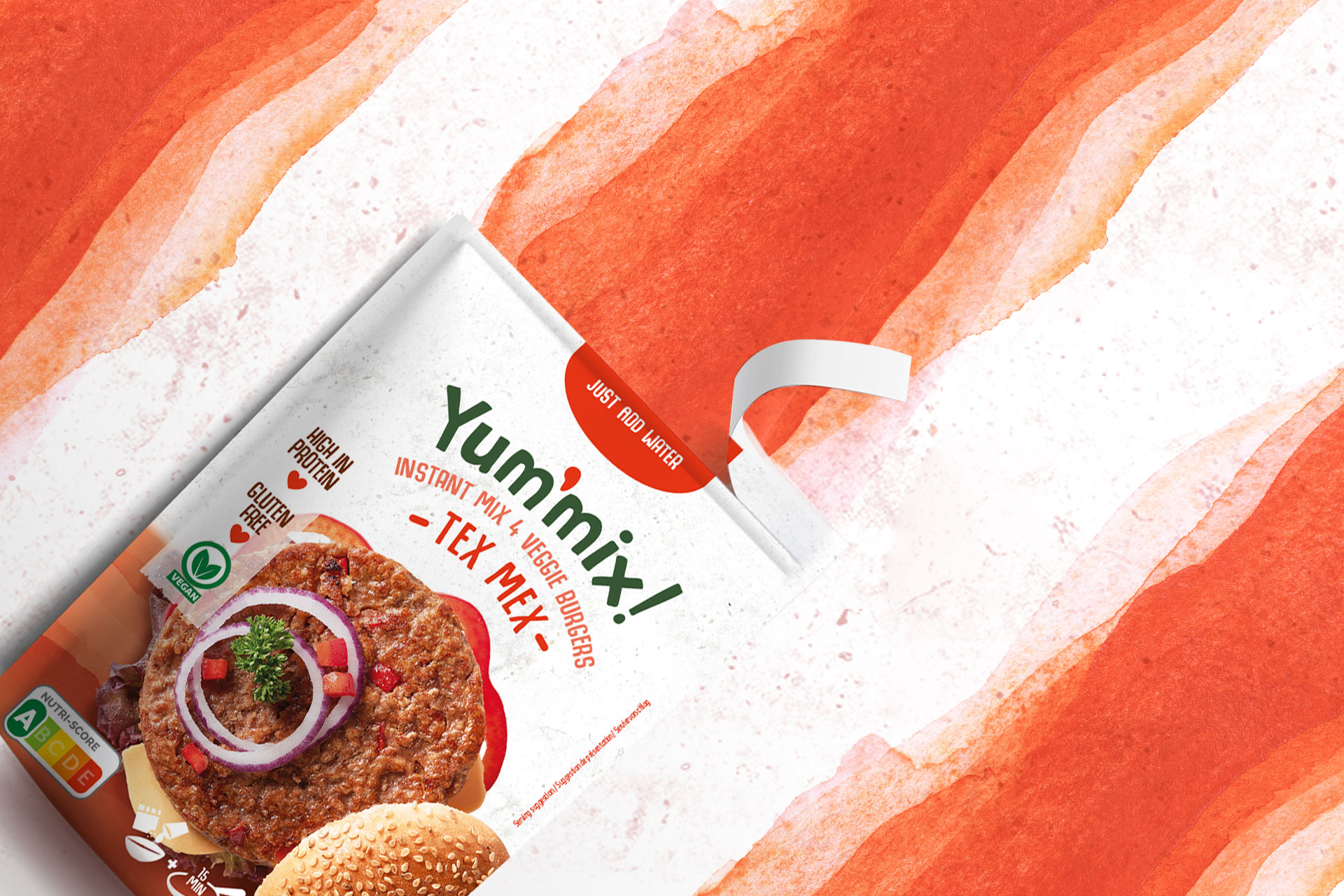 美味多汁的汉堡食品包装设计(图4)