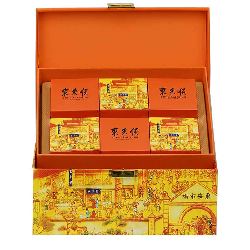 东来顺 东来祥礼 京式月饼礼盒 12饼12味 960g包装礼盒产品包装创意设计欣赏(图2)