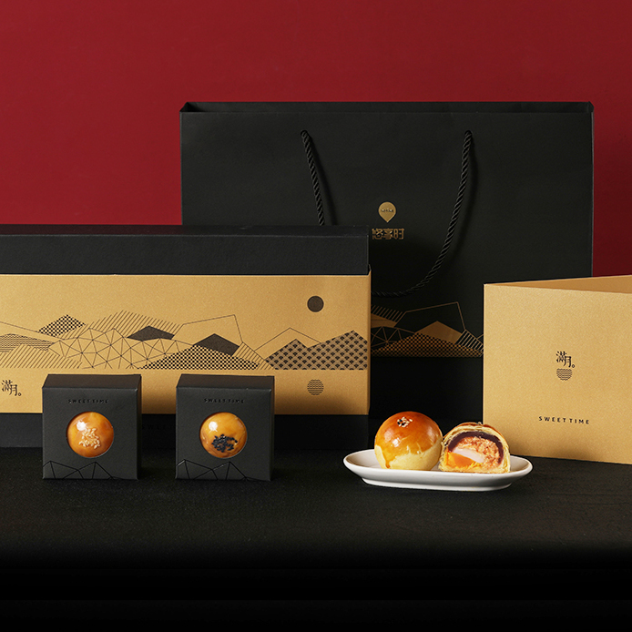 YOTIME 悠享时 满月 苏式月饼 8饼4味 520g 礼盒装