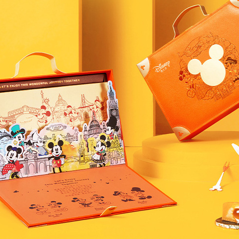 Disney 迪士尼 快乐奇旅月饼 270g 礼盒装包装礼盒产品包装创意设计欣赏(图4)