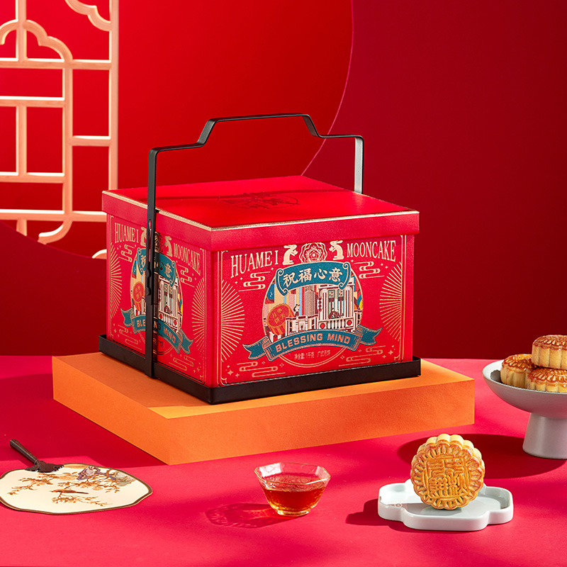 Huamei 华美 祝福心意 广式月饼 12饼5味 1kg