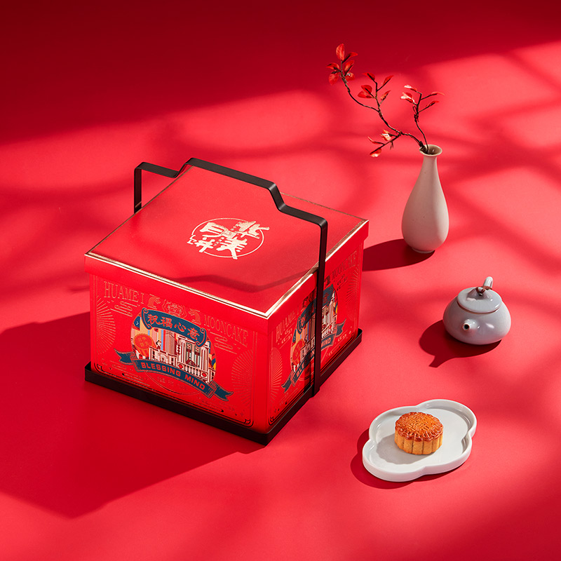 Huamei 华美 祝福心意 广式月饼 12饼5味 1kg