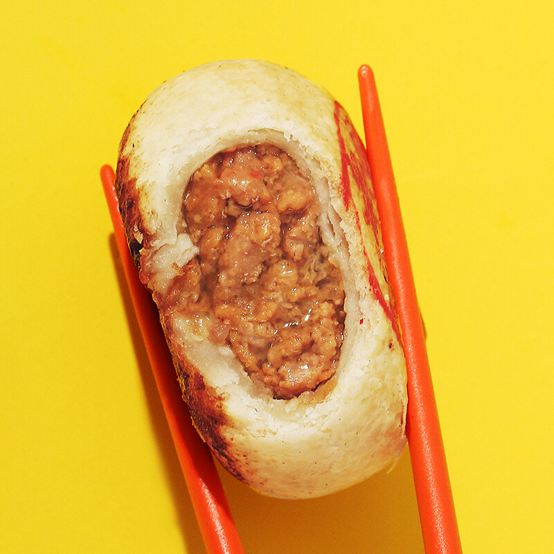 老大房 鲜肉月饼 260g 礼盒装包装礼盒产品包装创意设计欣赏(图3)