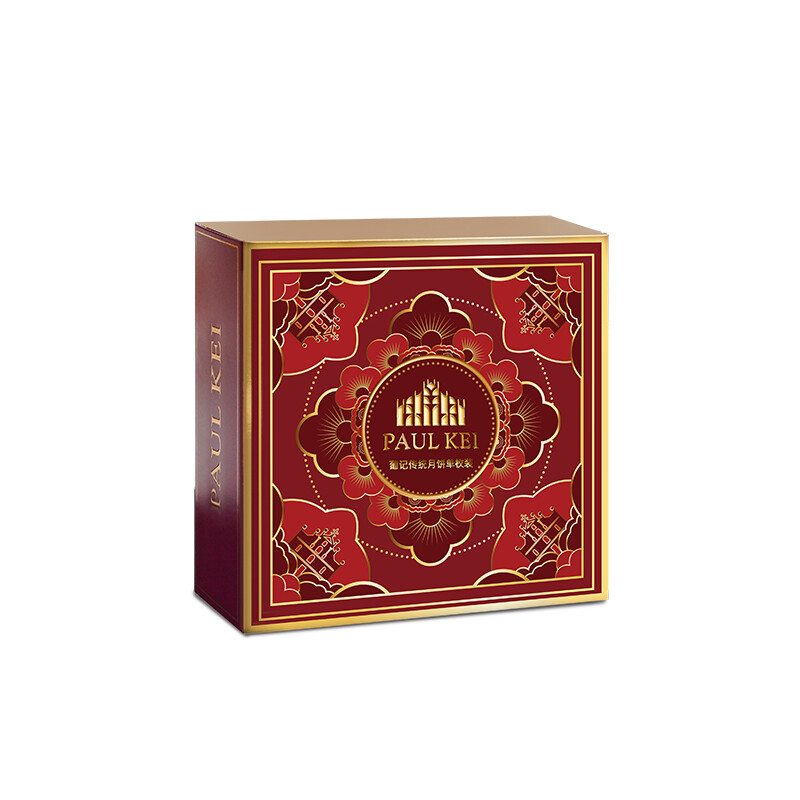 葡记 双黄白莲蓉广式月饼 180g包装礼盒产品包装创意设计欣赏(图2)