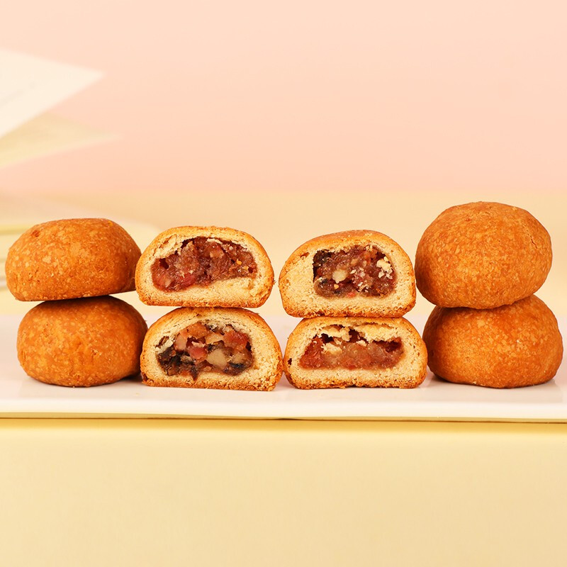 啊本 云腿小饼 滇式月饼 40饼4味 1kg 礼盒装包装礼盒产品包装创意设计欣赏(图4)