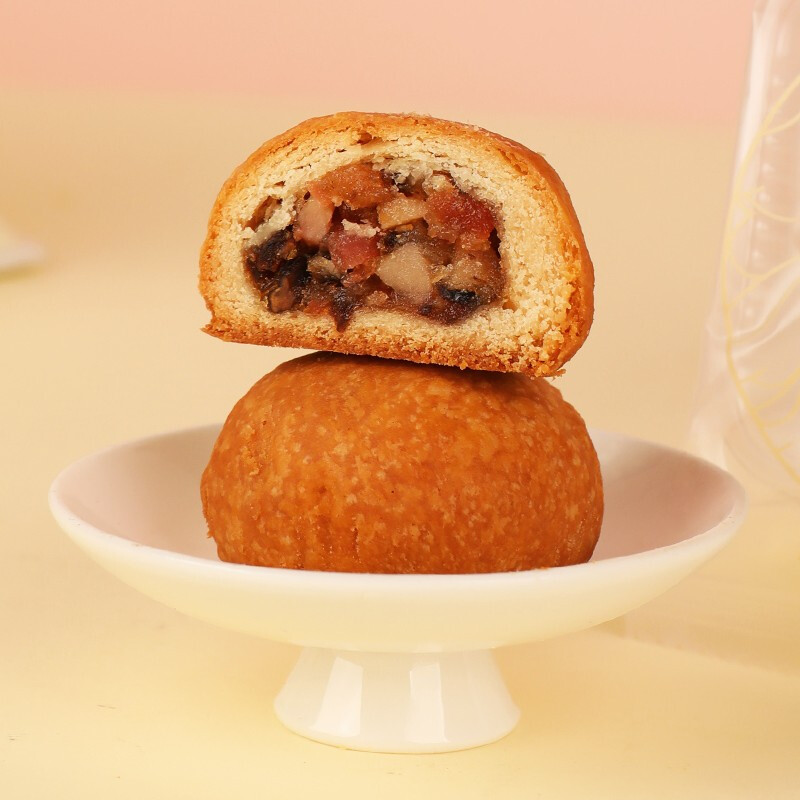 啊本 云腿小饼 滇式月饼 40饼4味 1kg 礼盒装包装礼盒产品包装创意设计欣赏(图5)