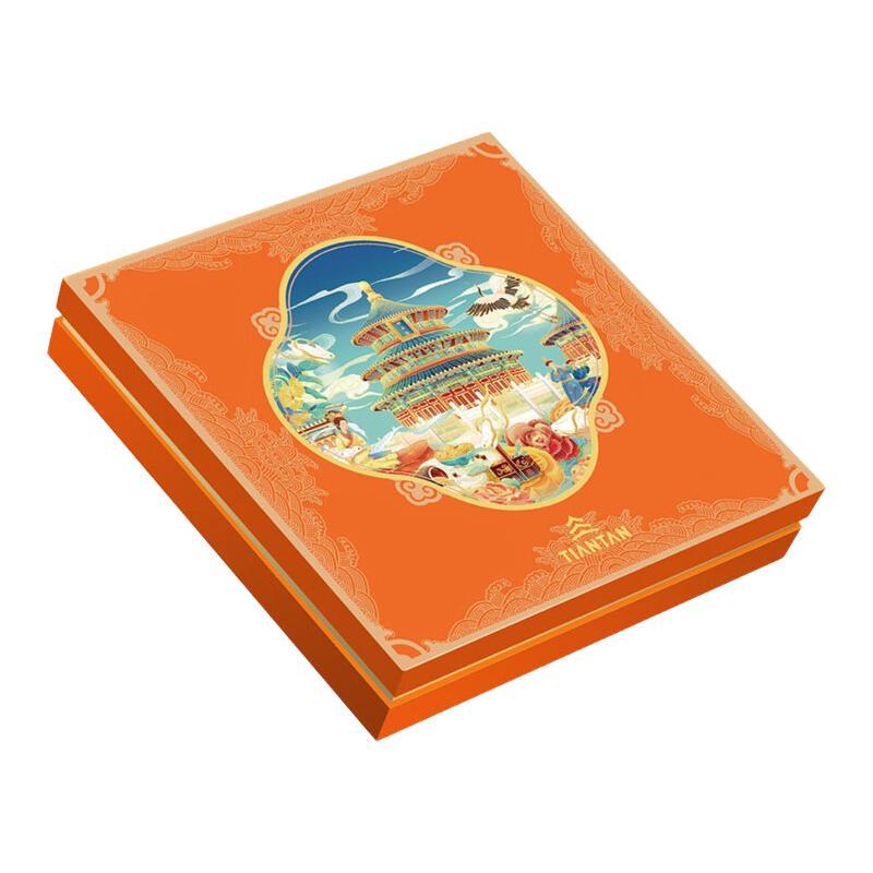 TIANTAN 祈福天坛 天坛臻礼 京式月饼 9饼9味 540g 礼盒装包装礼盒产品包装创意设计欣赏(图2)