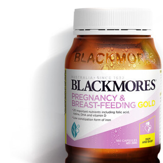 BLACKMORES 澳佳宝 黄金营养素 180粒保健产品包装创意设计欣赏(图2)