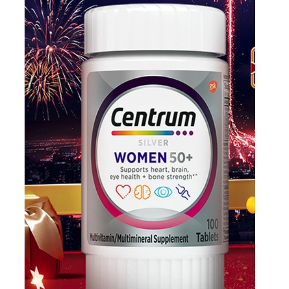 Centrum 善存 50+女士 多种维生素矿物质片 海外版 100粒