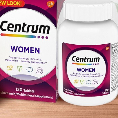 Centrum 善存 女士多维片 120粒保健产品包装创意设计欣赏(图5)