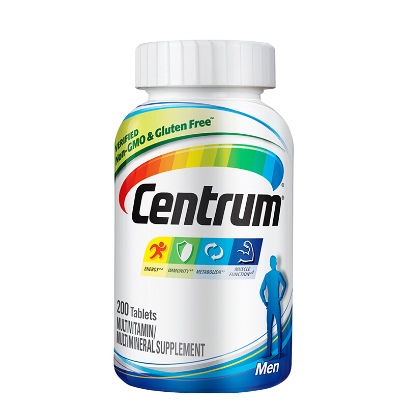 Centrum 善存 男士复合维生素 200粒保健产品包装创意设计欣赏(图1)