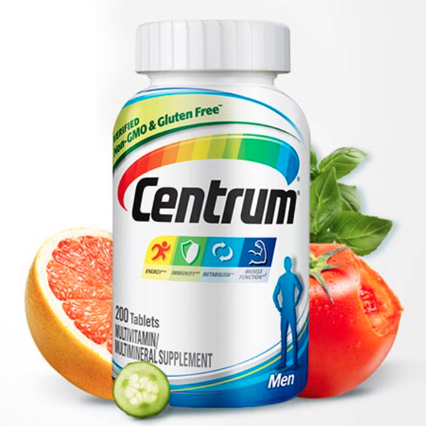 Centrum 善存 男士复合维生素 200粒保健产品包装创意设计欣赏(图5)