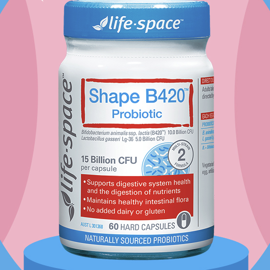 life space B420益生菌 60粒保健产品包装创意设计欣赏(图5)