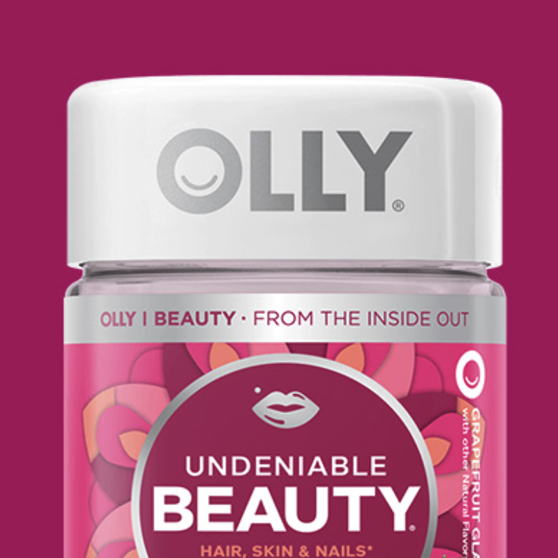 OLLY 仙女定制罐 葡萄柚味 60粒保健产品包装创意设计欣赏(图4)