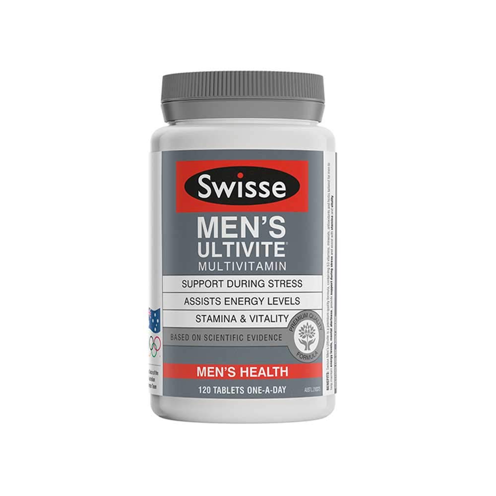 Swisse 斯维诗 男性复合维生素 120片保健产品包装创意设计欣赏(图1)