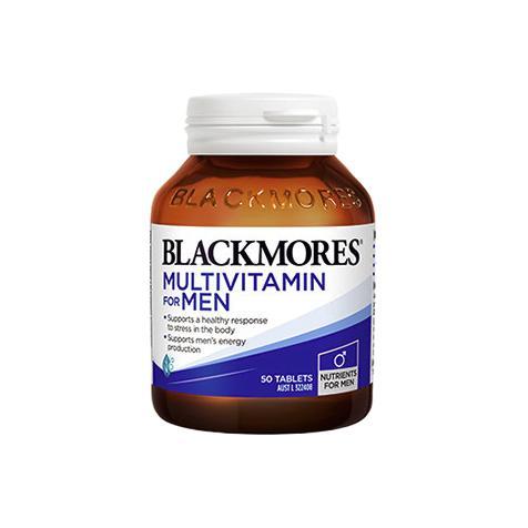 BLACKMORES 澳佳宝 男士复合维生素 50片保健产品包装创意设计欣赏(图2)