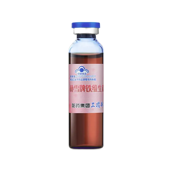 哈药六牌 朴雪牌铁维生素B12口服液 900ml保健产品包装创意设计欣赏(图2)