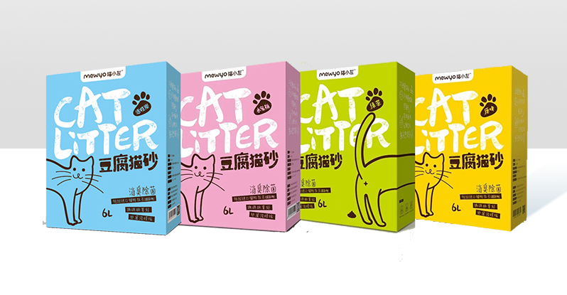 猫砂纸盒包装设计这样做(图1)