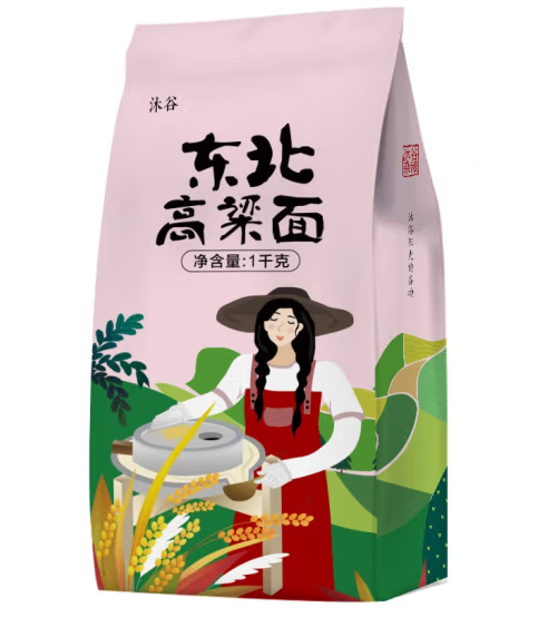 高粱面粉包装袋如何设计(图1)